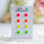 Mini fluorescentni uhani