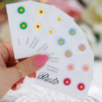 Pomladne rožice – mini uhani iz polimerne gline