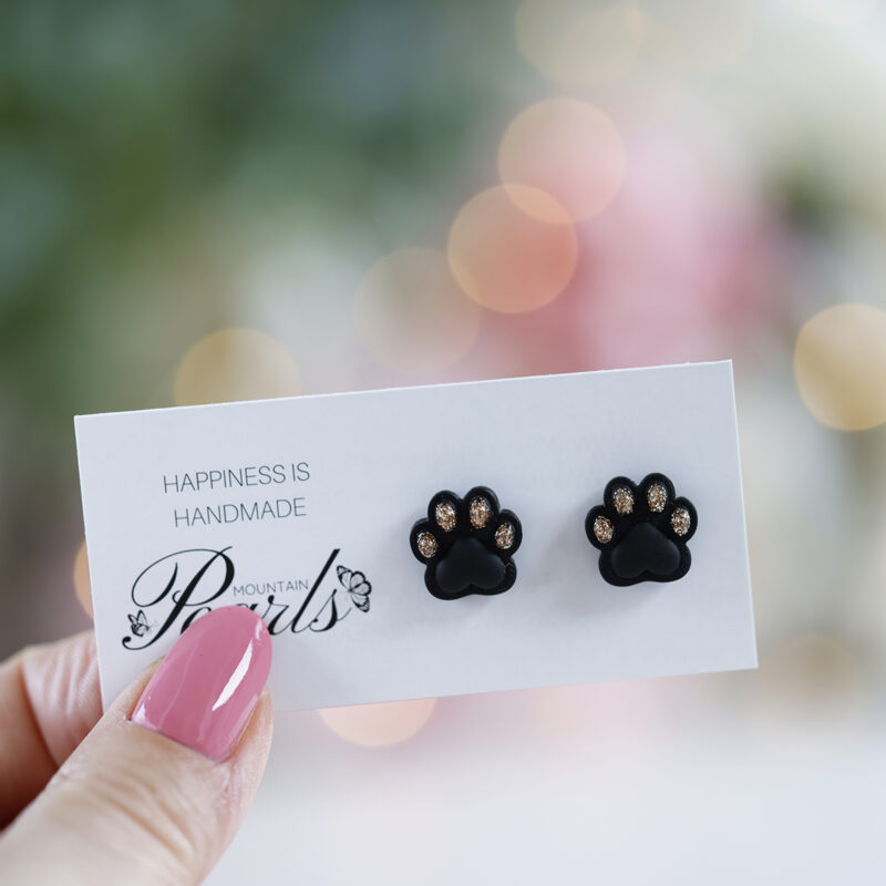 Mini uhani Tačke - slika 2