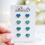 Uhani Soča srčki - slika 2