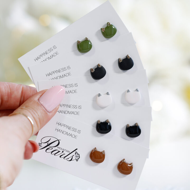 Neviseči uhani Mucke manjše - slika 3