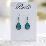 Viseči uhani Soča kapljice 3 - slika 2