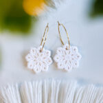 Viseči uhani Snežinka 1 - slika 2