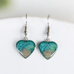 Viseči uhani Soča srček 1 - slika 3